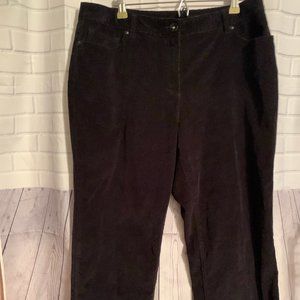 Style & Co Black Corduroys SZ 14P